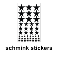 (afbeelding voor) Schmink stickers